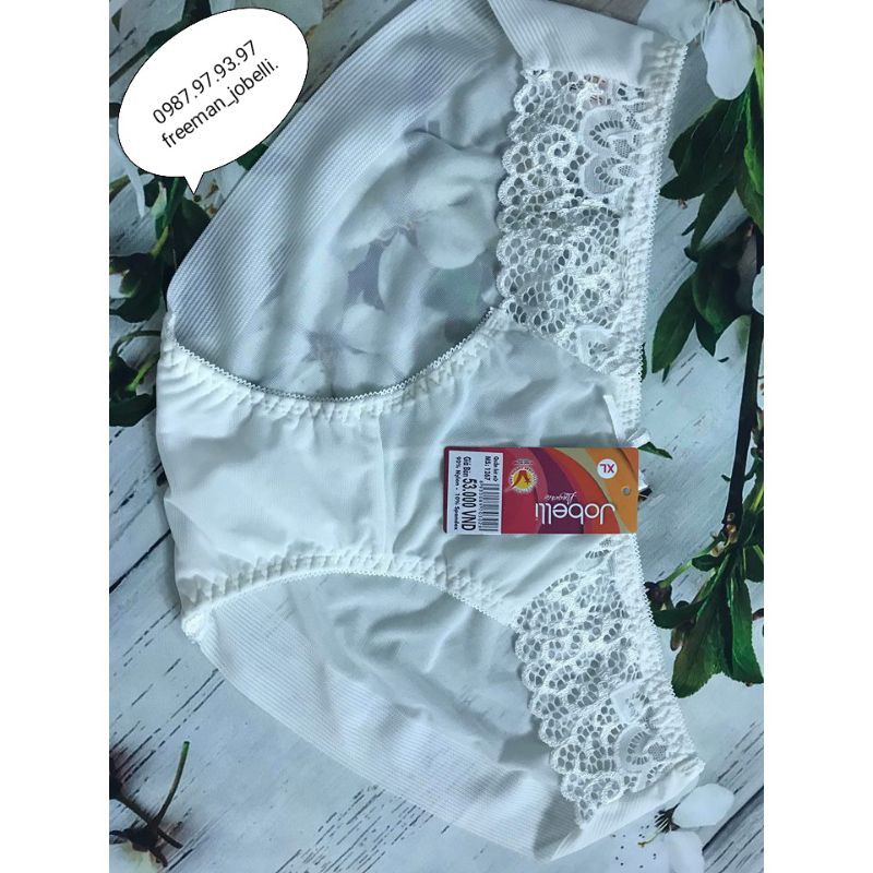 Quần lót jobelli 1267,lưới dập gân phối ren