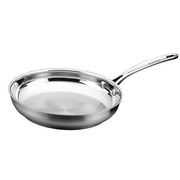 Chảo inox từ cao cấp Scanpan Impact 28cm, thiết kế 3 lớp, an toàn sức khỏe, hàng chính hãng 71002800