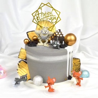 Set 5 Tom & jerry trang trí bánh