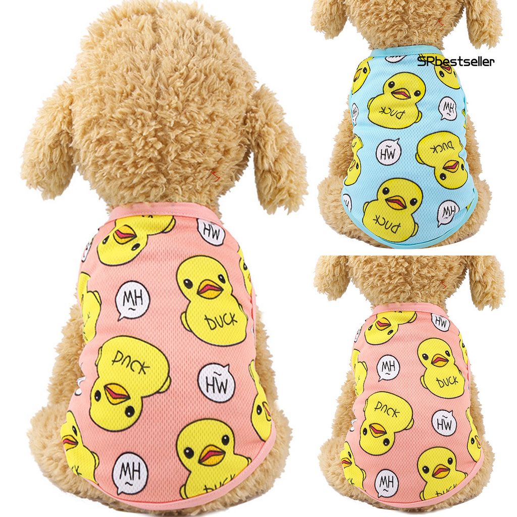 Trang phục phối lưới họa tiết hoạt hình dành cho thú cưng