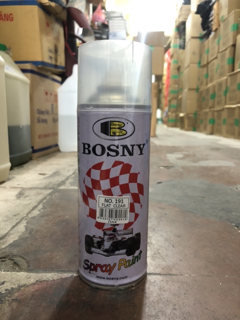 Sơn xịt bóng mờ, bóng trong Bosny 191/190 (Bonsy Spray)