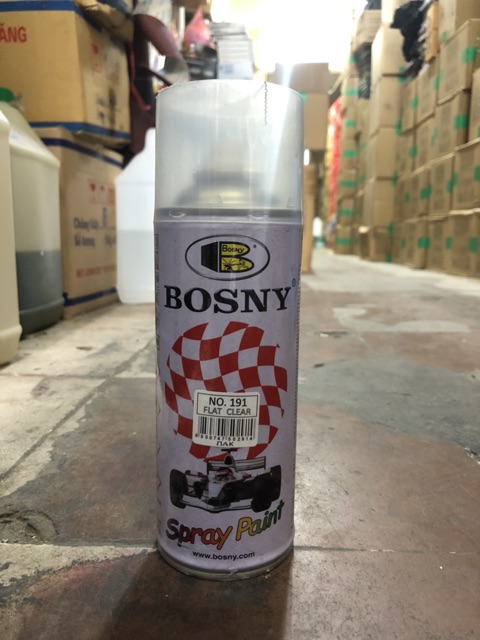 Sơn xịt bóng mờ Bosny 191