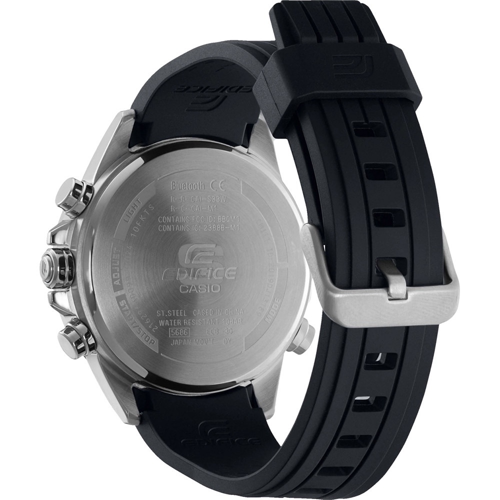 Đồng Hồ Nam Casio Dây Nhựa Chính Hãng EDIFICE ECB-30P-1ADF