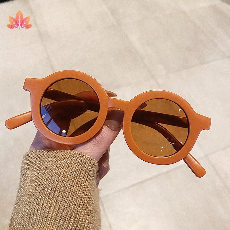 Kính Mát Tròn Chống Tia UV Thời Trang Cổ Điển Cho Bé JP5