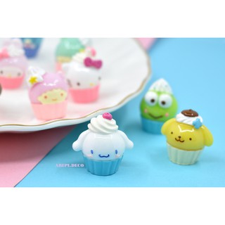 Charm Bánh cupcake siêu siêu xinh B56/ Nguyên liệu làm slime resin trang trí