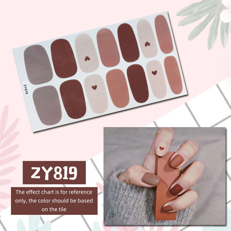 Sticker dán móng không thấm nước thời trang