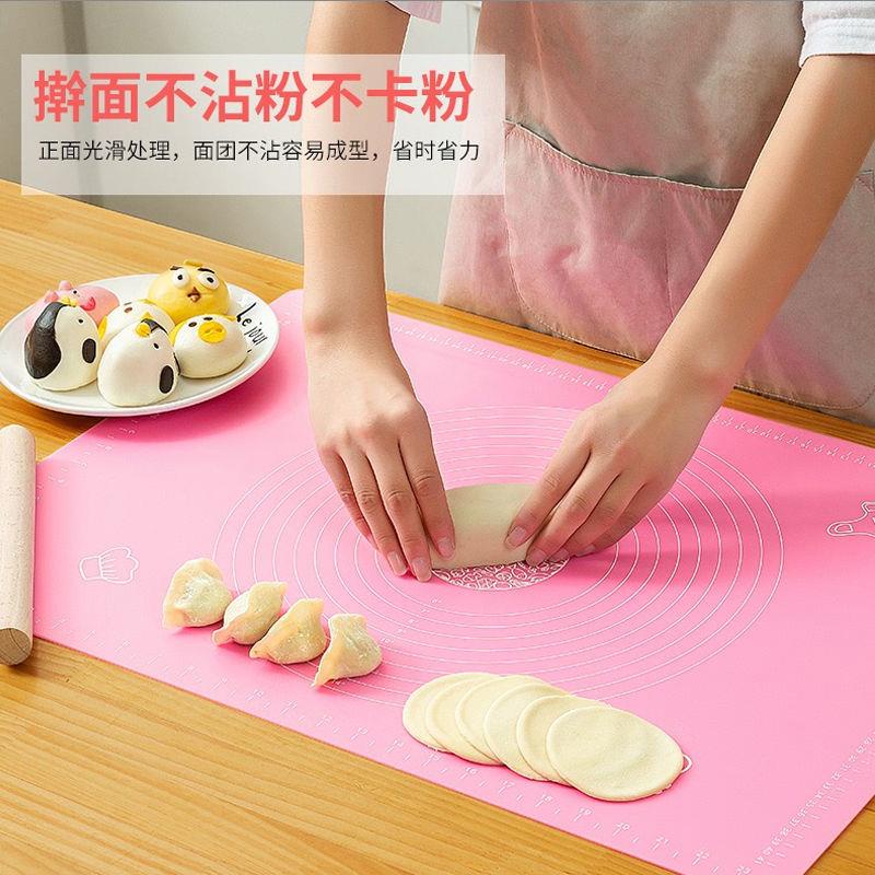 Tấm Lót Nhào Bột Làm Bánh Chất Liệu Nhựa Silicone Dày Dặn Chống Dính 8.6
