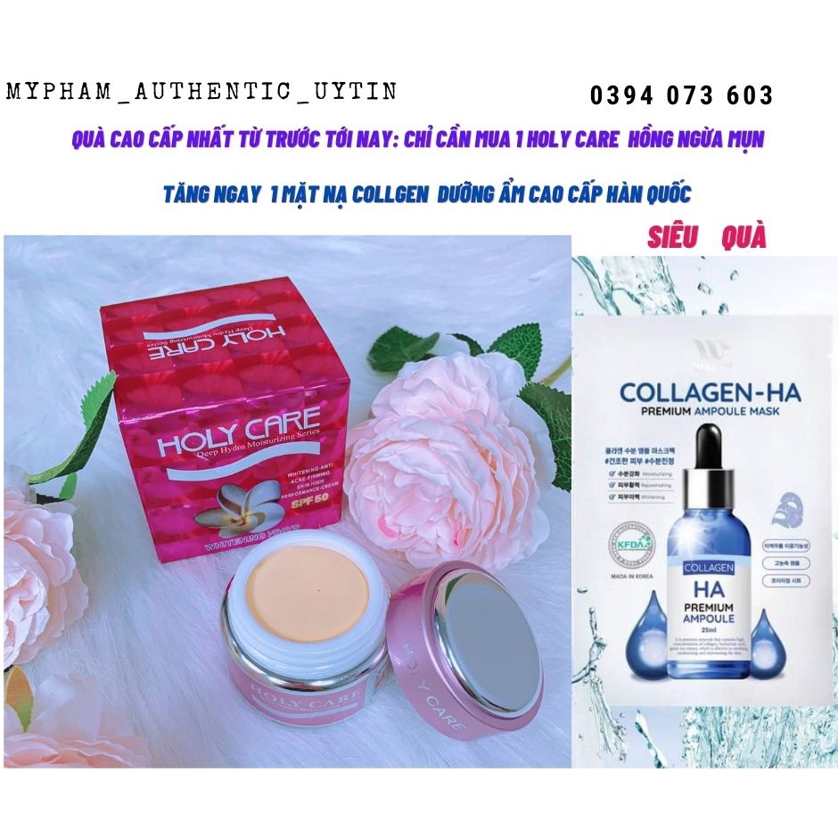 Holy care ngừa mụn - Xóa thâm (hồng) 20g