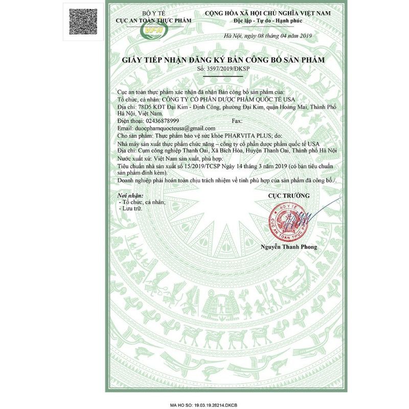 Viên Bồi Bổ Cơ Thể PHARVITA PLUS G2- Hộp 2 Vỉ x 15 Viên