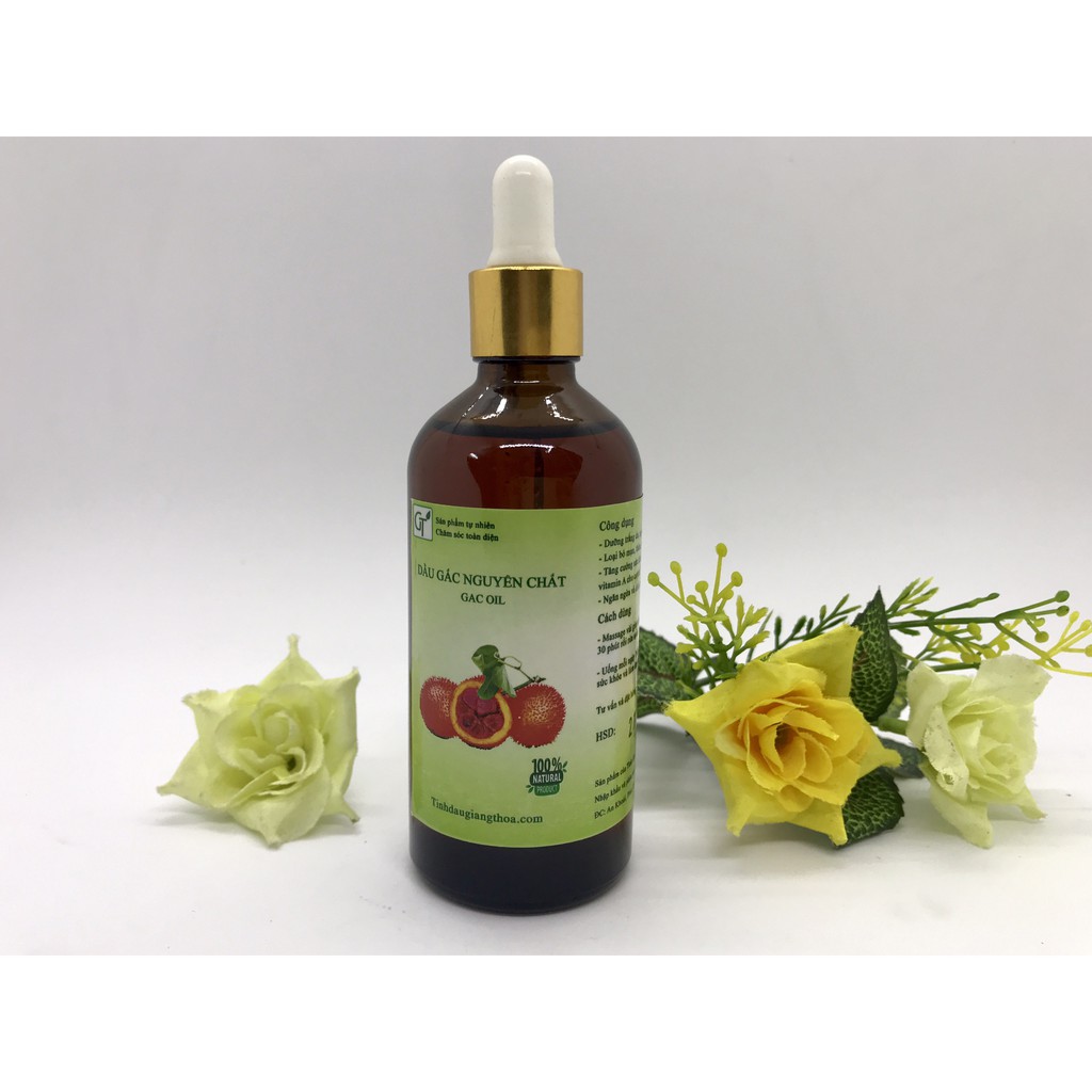 Tinh Dầu Gấc Nguyên Chất 100ml Loại Làm Đẹp