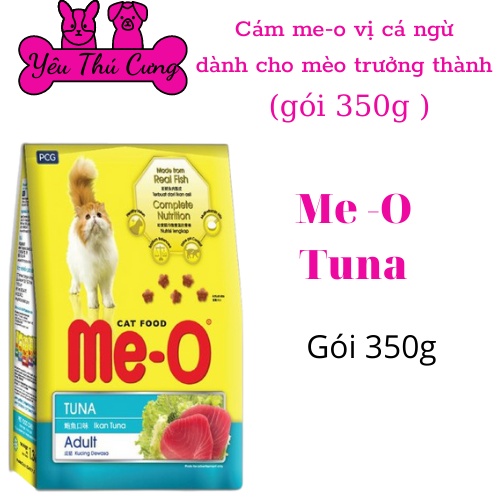 Thức Ăn Cho Mèo Hạt Me-O 350g Dành Cho Mèo Trưởng Thành Trên 12 Tháng Tuổi Đủ Vị-YÊU THÚ CƯNG