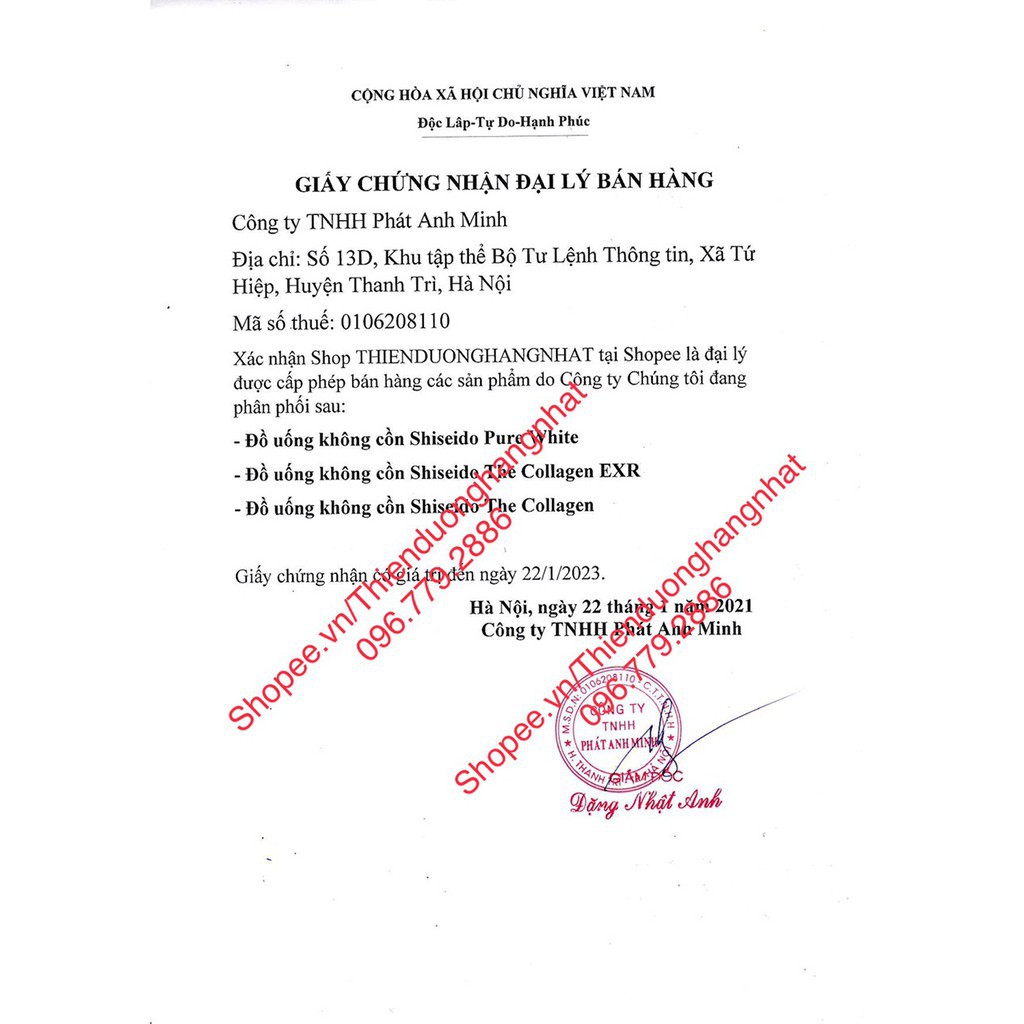 Nước uống Collagen Shiseido Pure White 1 hộp 10 lọ - Nhật Bản [Date 2022] | BigBuy360 - bigbuy360.vn