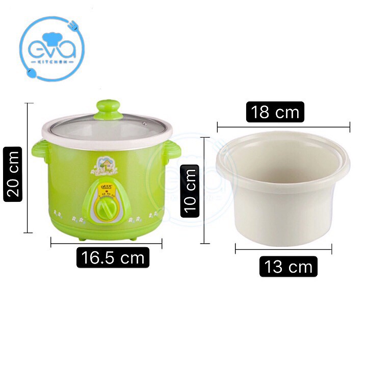 Nồi Tiềm Canh Tiềm Yến Nấu Cháo Bằng Điện 1,5 Lít