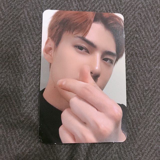 Card thẻ ảnh Oh Sehun nhóm EXO bài hát Tempo