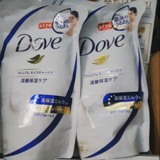 Sữa tắm Dove nội địa Nhật túi 360g kèm bill mua hàng.