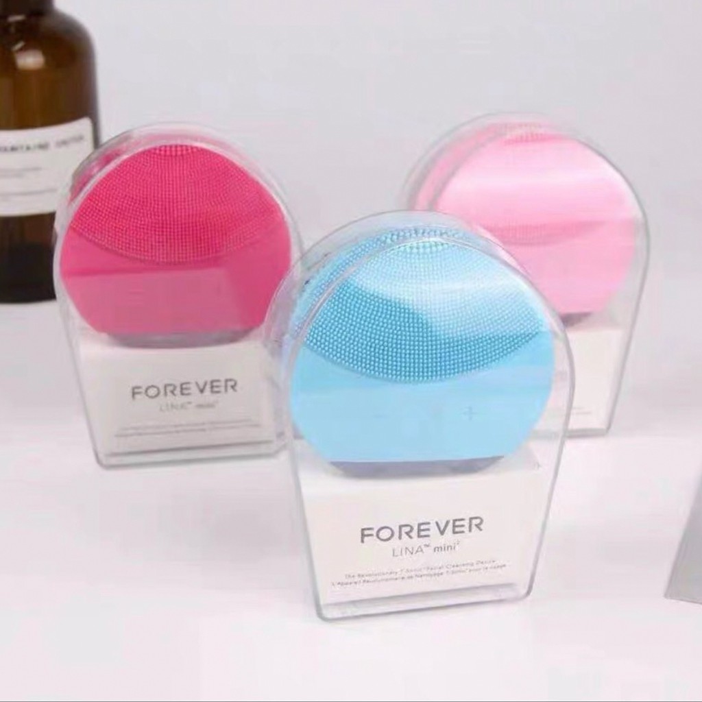 Máy rửa mặt mát xa Forever Luna mini, máy massage mặt