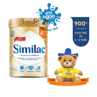 Sữa bột Similac IQ PLUS 4 HMO 5G (900g) kèm Quà