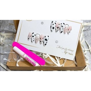 nailbox vẽ bò sữa