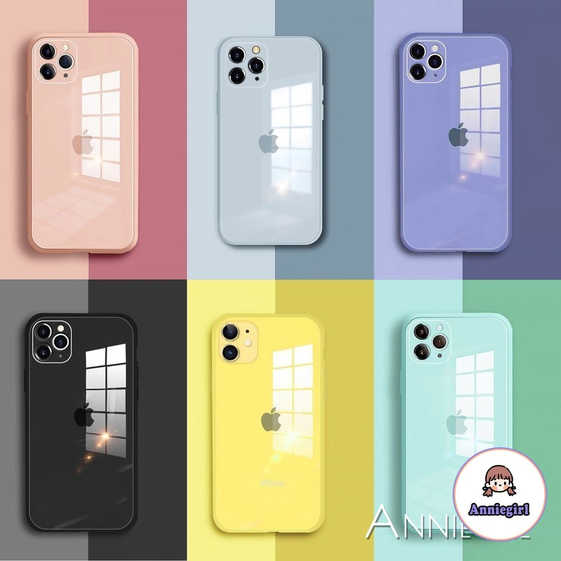 Ốp điện thoại mặt kính chống sốc Iphone 12 11 Pro Max X Xs Max Xr 8 7 Plus | BigBuy360 - bigbuy360.vn