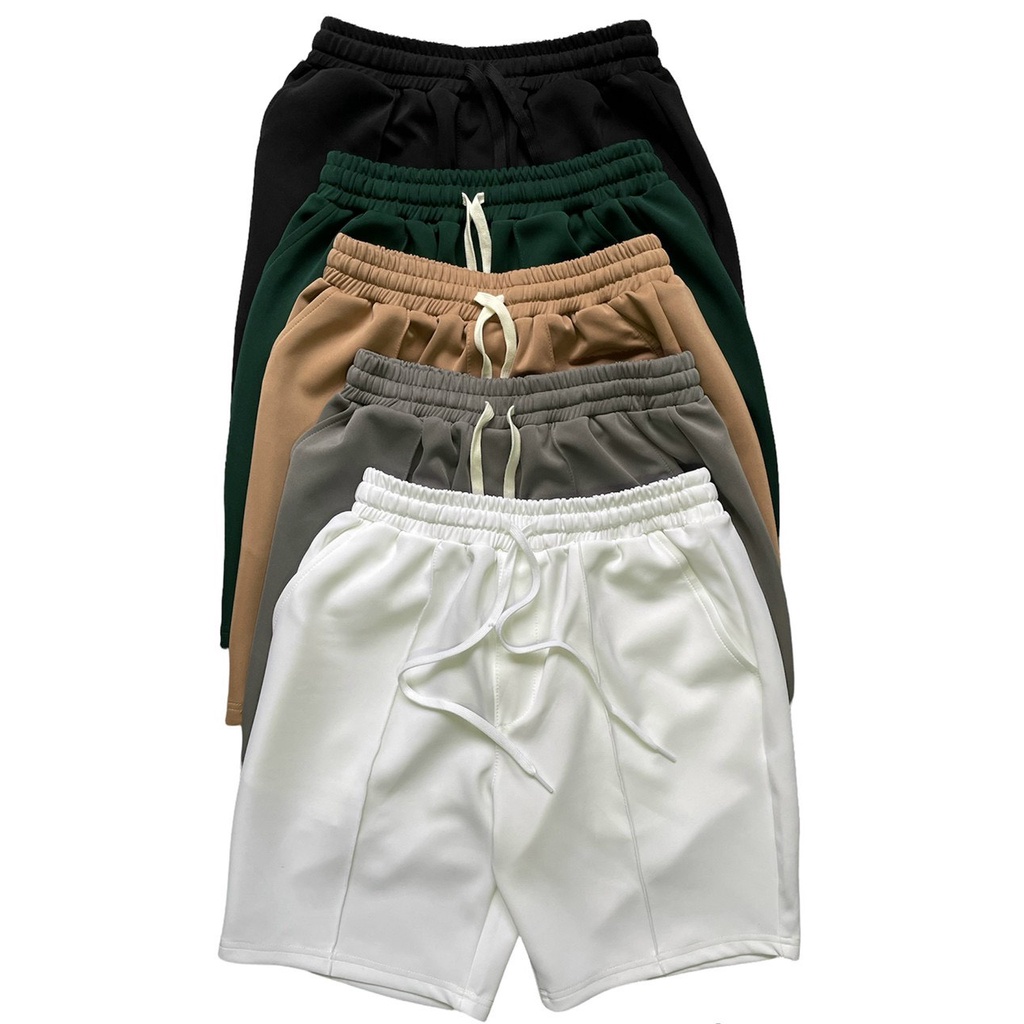 Quần short nam thun gân cotton cao cấp đi biển mặc nhà M Fashion SN06