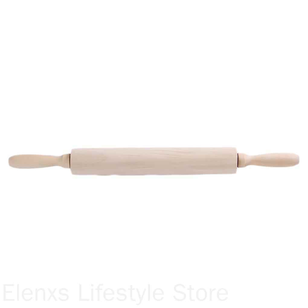 NONE Cây Lăn Bột Làm Bánh Bằng Gỗ