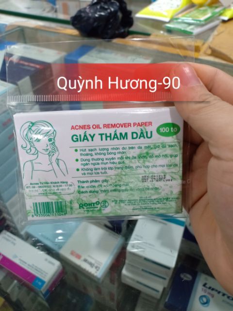 Giấy thấm dầu ACNES 100 tờ,siêu tiết kiệm