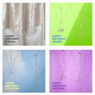 { SM official - Có sẵn/ Order } SM artist birthday bracelet 2020/ Vòng cổ sinh nhật nghệ sĩ SM: EXO, SNSD. NCT, SJ,...