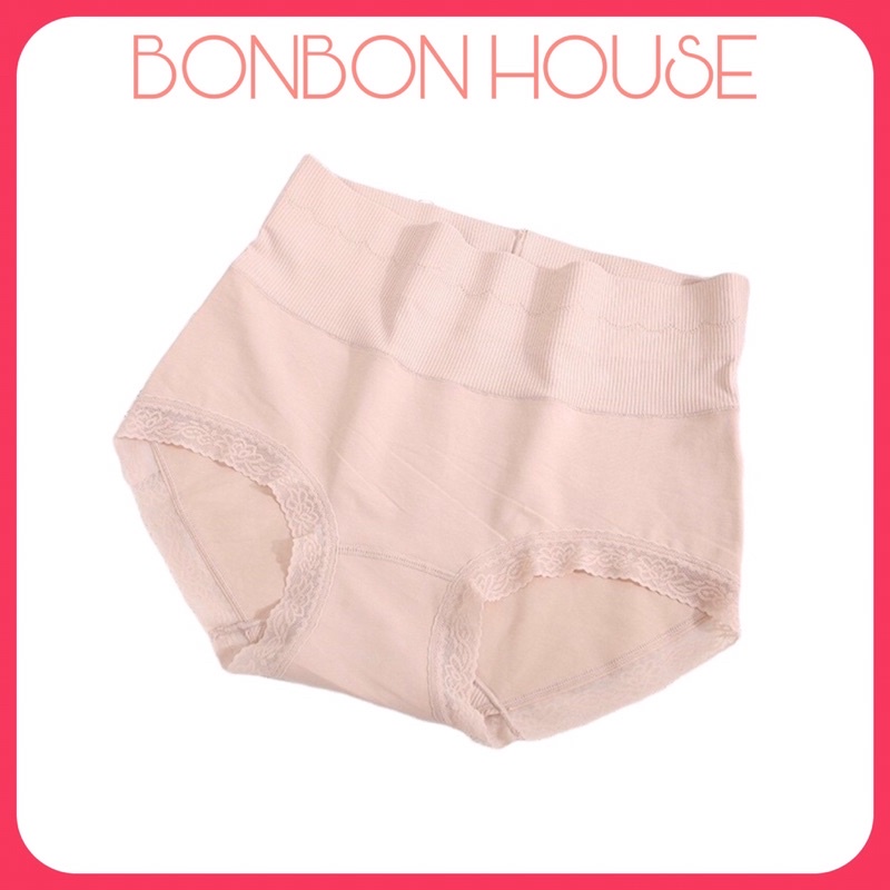 Quần Lót Cotton Gen Bụng Phối Viền Ren Đẹp