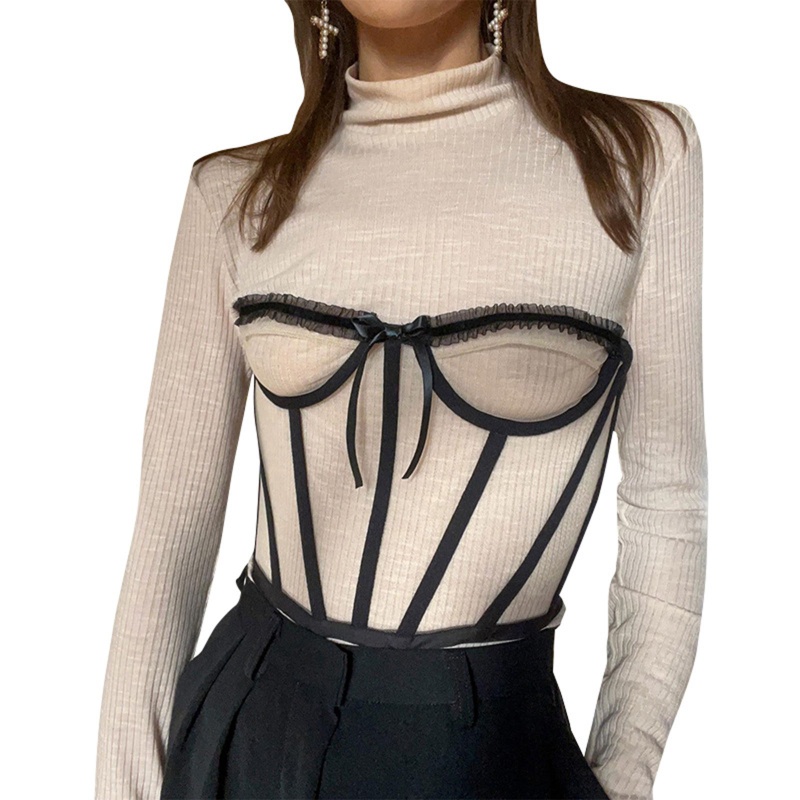 Áo Corset Lưới Định Hình Cơ Thể Gợi Cảm Cho Nữ