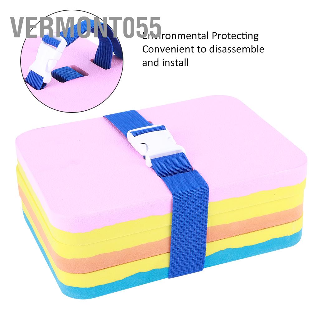 Vermont055 Bơi ván nổi Trở lại Kickboard Hồ bơi Hỗ trợ đào tạo an toàn cho trẻ em Người lớn