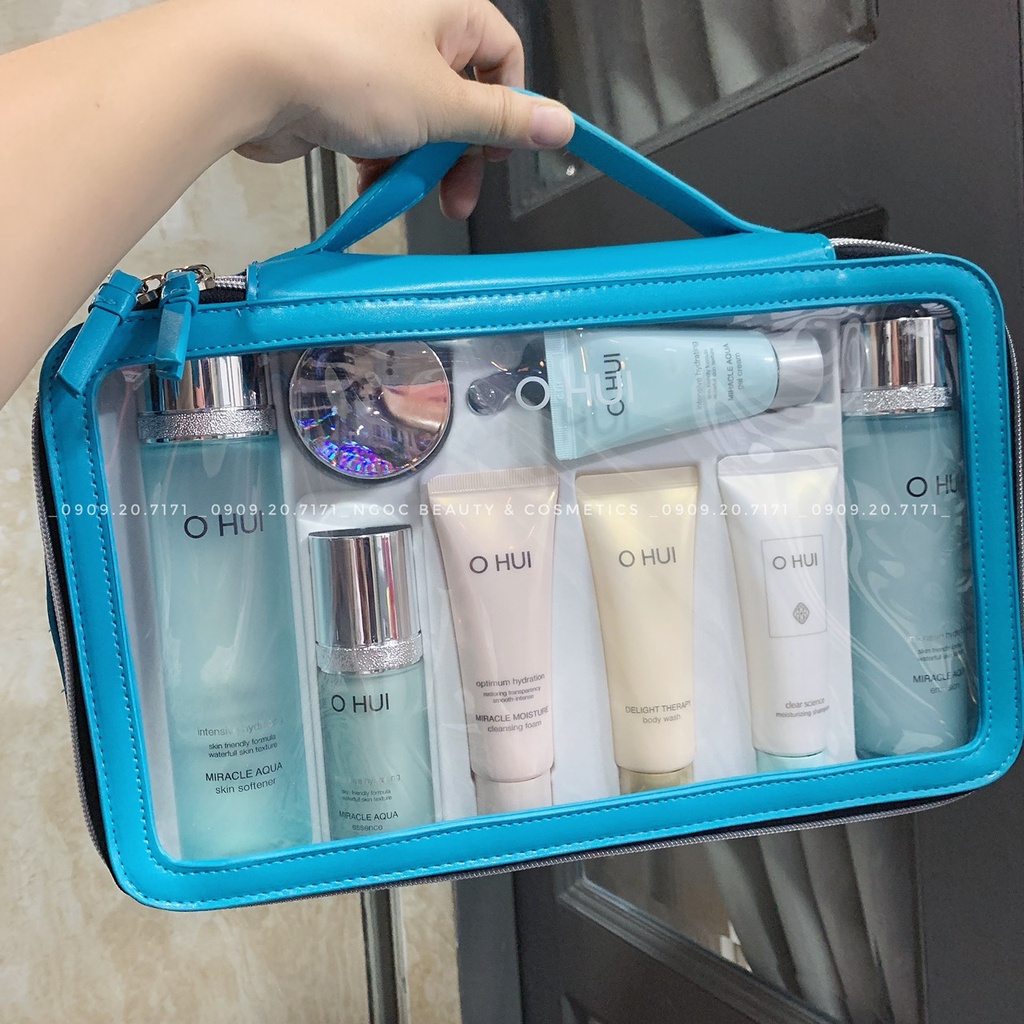 [HÀNG CHÍNH HÃNG BAO CHECK TEM] Bộ dưỡng cấp nước da sáng trong OHUI Miracle Aqua Set