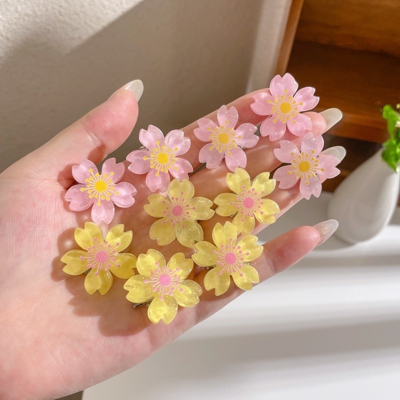 Set 10/5 Kẹp Tóc Màu Kẹo Ngọt Ngào Dễ Thương