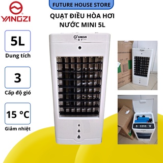 Quạt Điều Hòa Hơi Nước Mini YANGZI Dung tích 5 lít, Vận hành êm ái, Tặng 2 cục đá khô, Bảo hành 6 tháng [FreeShip]