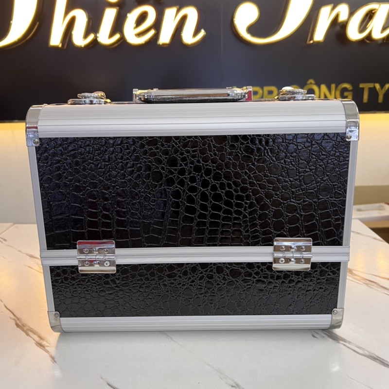 Cốp nhôm 3 tầng size đại - cốp đựng đồ nail , phun xăm