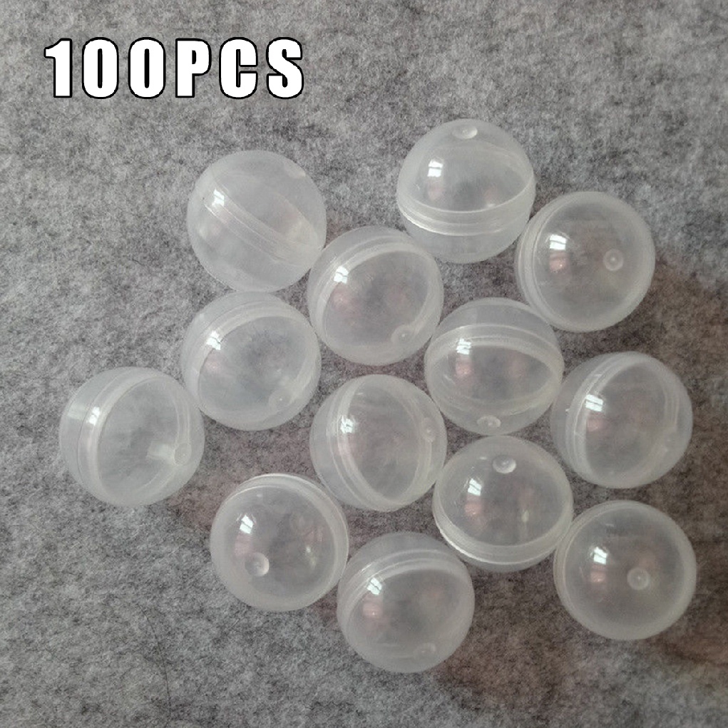 100 Viên Con Nhộng Trong Suốt Đường Kính 28mm