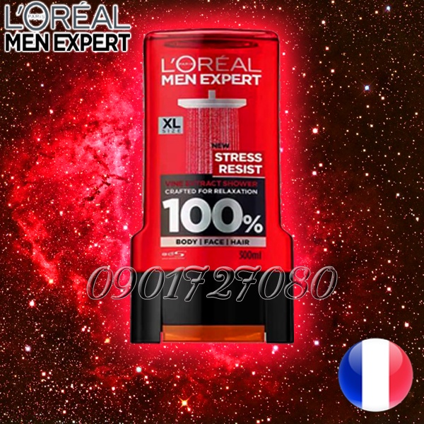 Sữa tắm , gội Loreal Stress Resist  - Pháp