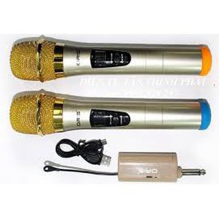 Bộ micro karaoke không dây oris k2  2micro