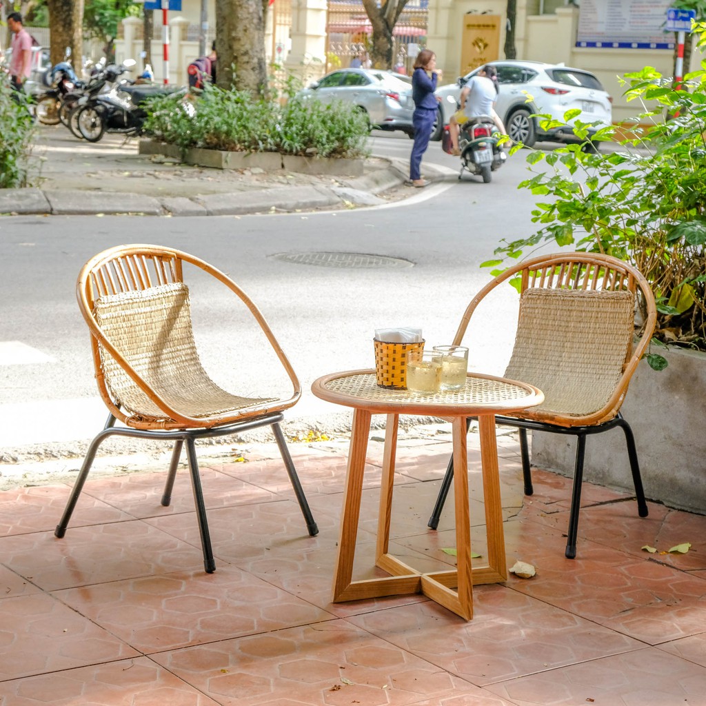 𝑭𝒓𝒆𝒆𝑺𝒉𝒊𝒑 Ghế Mây Chân Sắt Mây Trang Mera Chair Cao Cấp | BigBuy360 - bigbuy360.vn