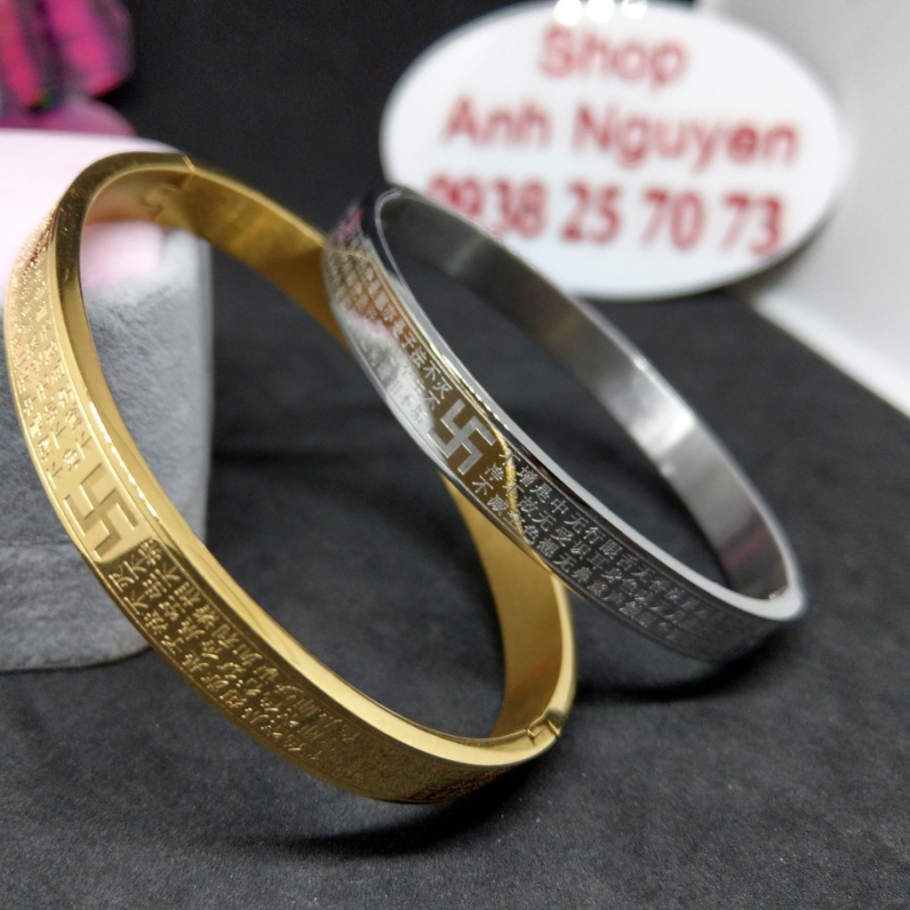 Vòng tay khắc Chú Đại Bi phong thủy - VT077