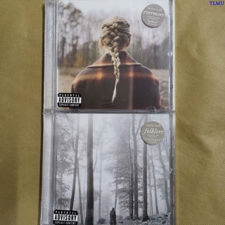Thương hiệu mới Premium Taylor Swift Evermore CD Album + Dân gian 1 CD Album Bundle Case Sealed GR03