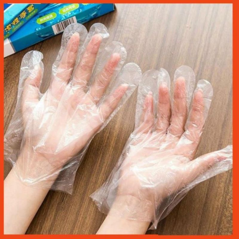 Găng tay nilon dùng 1 lần ,nội trợ,nhuộm tóc,.....