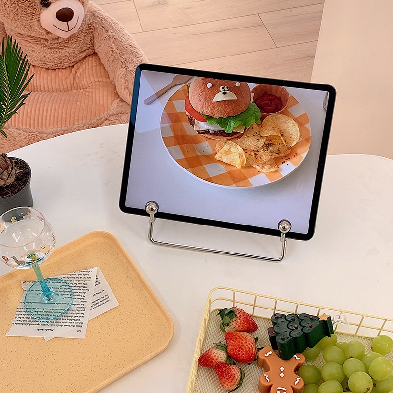 Giá Đỡ Máy Tính Bảng Bằng Kim Loại Thiết Kế Đơn Giản Tiện Dụng