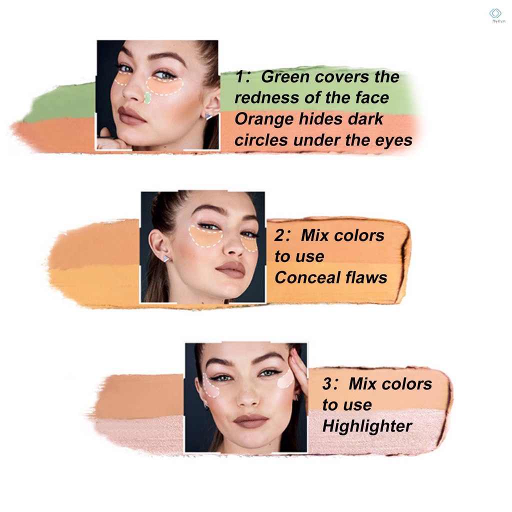 Bảng kem che khuyết điểm 15 màu kèm cọ trang điểm
 | BigBuy360 - bigbuy360.vn