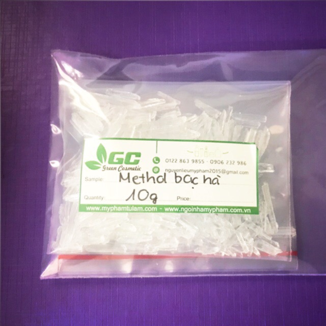 10G Tinh thể bạc hà - methol