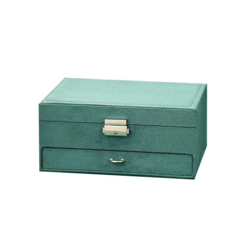 Bộ tổ chức hộp đồ trang sức , Bộ tổ chức lưu trữ đồ trang sức vòng cổ lớn với khóa ngăn kéo Phụ nữ trưng bày đồ trang sức Hộp đựng