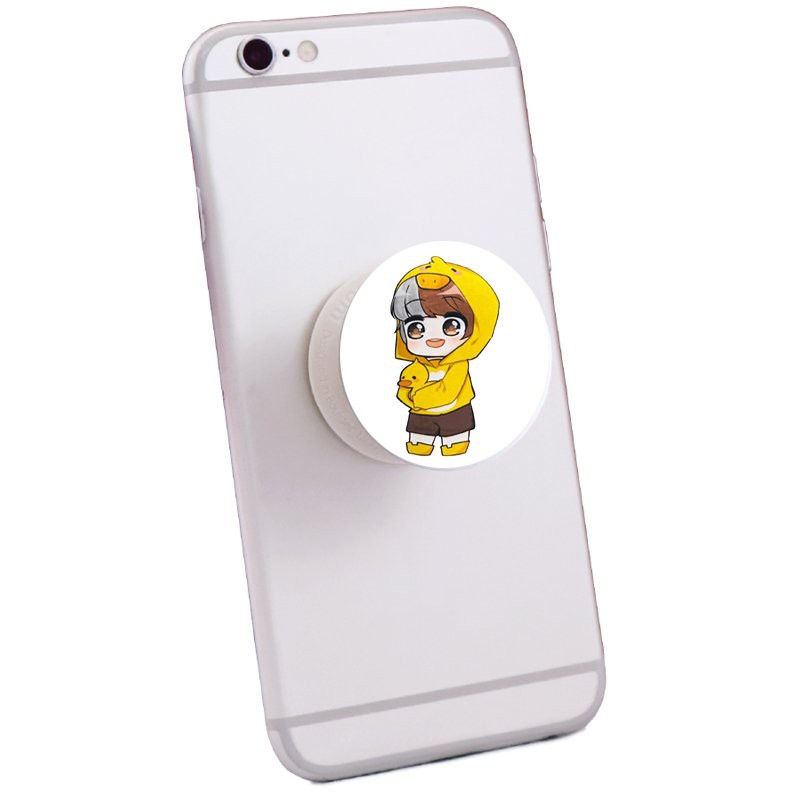 Giá đỡ điện thoại in hình HERO TEAM Mr Vịt Mèo Simmy Phong Cận Siro Kairon Timmy Kamui Sammy Đào