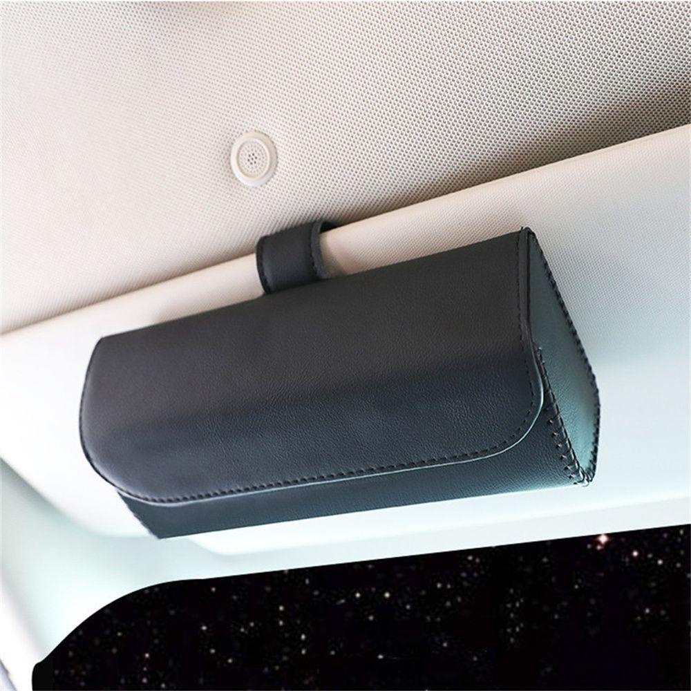 Hộp Đựng Mắt Kính Bằng Da PU Tiện Dụng Cho Xe Hơi