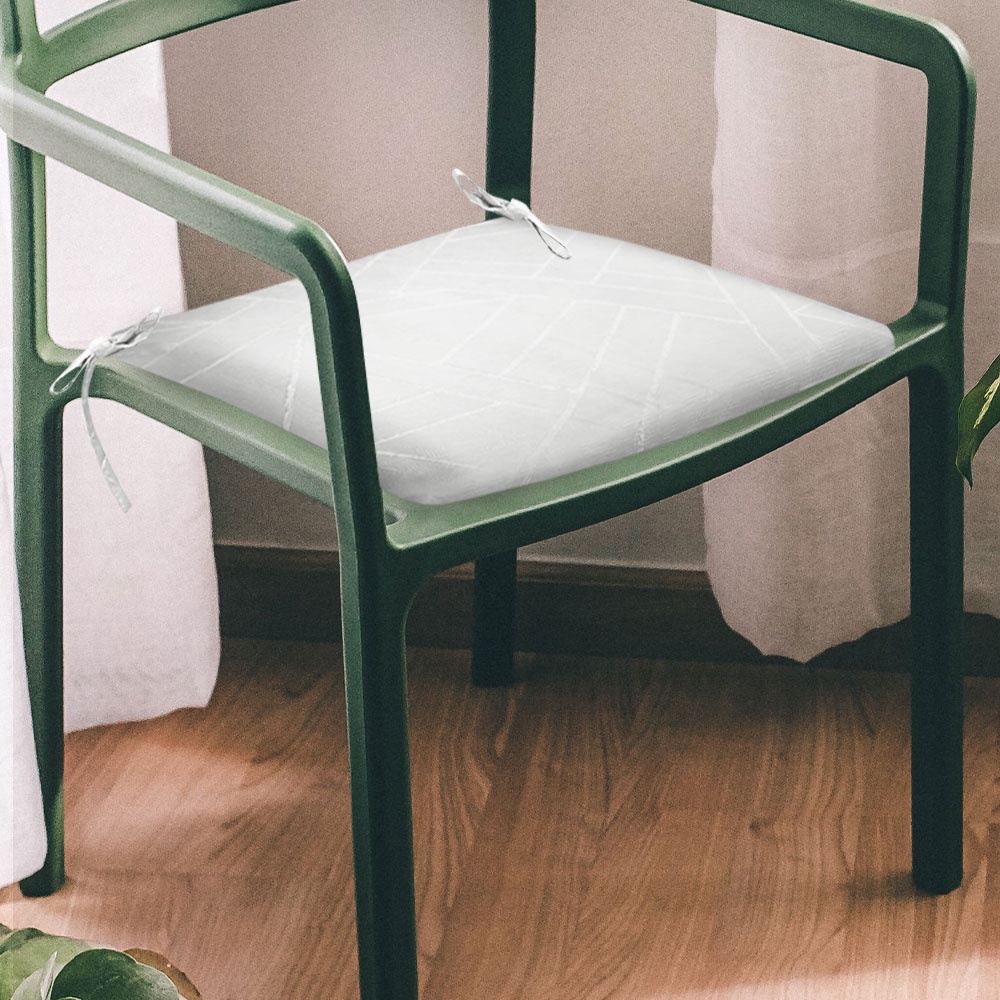 HomeBase HLS đệm ghế ngồi mousse dày vải bọc bằng Polyester mềm mại thoải mái Thái Lan 45x45 cm xám