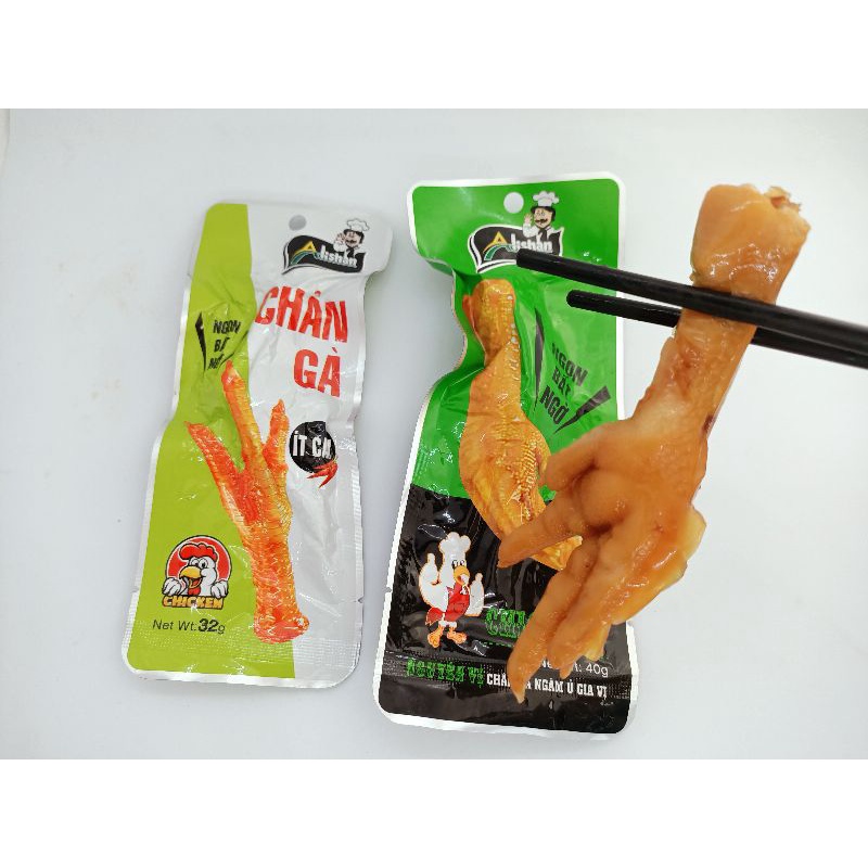 Chân gà cay ướp xì dầu thơm ngon 32gr Ashian | BigBuy360 - bigbuy360.vn