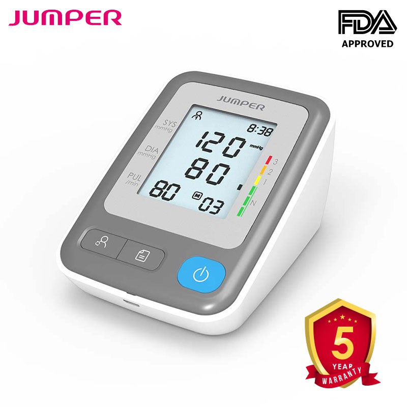 Máy đo huyết áp bắp tay tự động JUMPER JPD-HA300 ( Chính hãng bảo hành 5 năm ) tặng kèm dây usb
